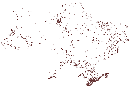 карта поширення виду